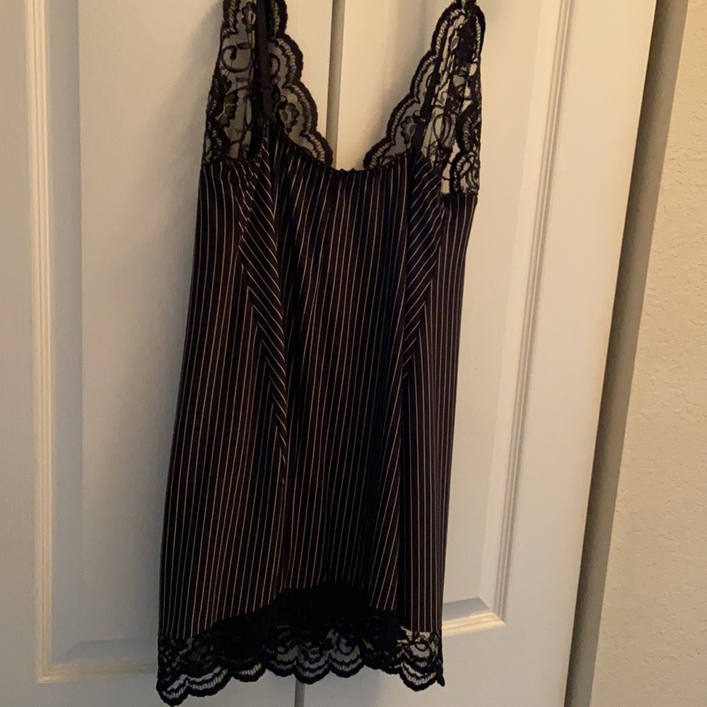 Lace and Striped Love Fifi Chemise